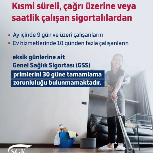 Sigorta Priminde Esneklik: Belirli Çalışan Grupları İçin 30 Günlük Tamamlama Zorunluluğu Kaldırıldı