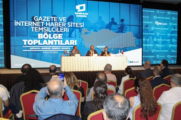Basın İlan Kurumu Genel Müdürü Erkılınç, Antalya'da Bölge Temsilcileriyle Buluştu