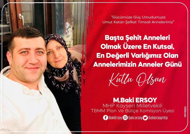 MHP Kayseri Vekili Ersoy, Anneler Günü'nü Kutladı