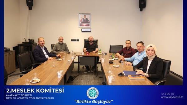 Kayseri Ticaret Odası'ndan Meslek Komiteleri Toplantısı: Üretim ve İstihdama Vurgu