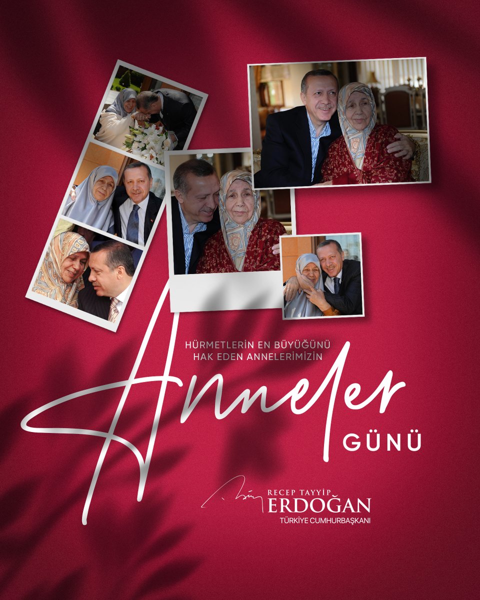 Cumhurbaşkanı Erdoğan Anneler Günü'nü Kutladı