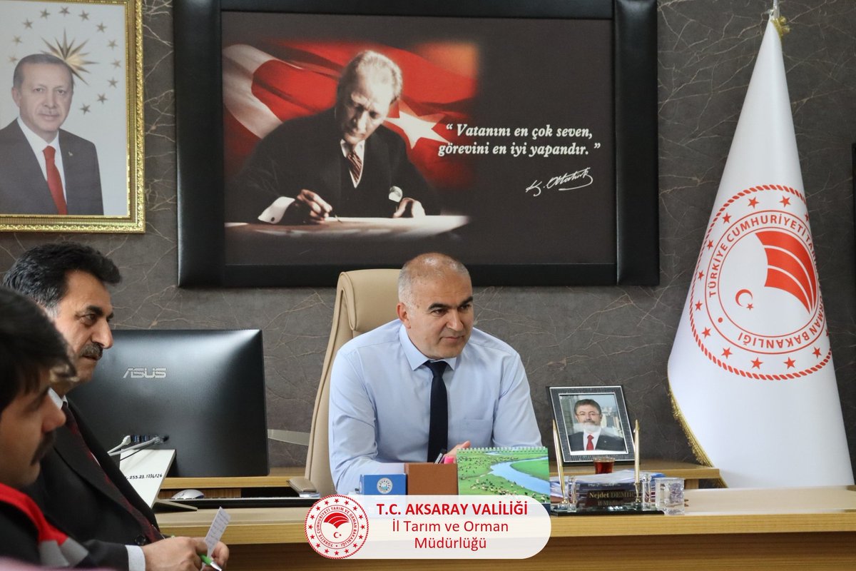Aksaray Tarım ve Orman Müdürlüğü Haftalık Toplantısı Yapıldı