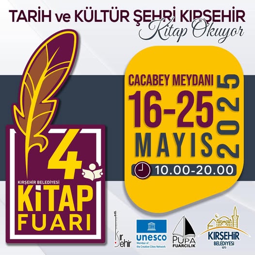 Kırşehir Belediyesi, Cacabey Meydanı'nda Kitap Fuarı Düzenledi