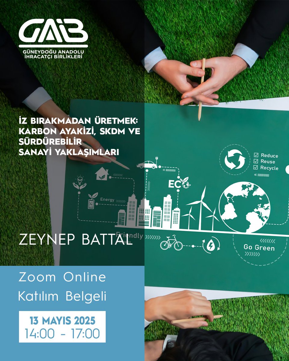 GAİB, Sürdürülebilir Sanayiye Yönelik Ücretsiz Eğitim Düzenliyor