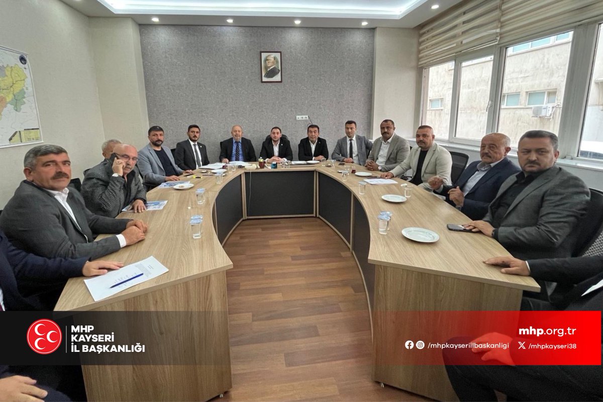 MHP Kayseri İl Başkanlığı, Belediye Meclis Üyeleriyle Toplantı Yaptı