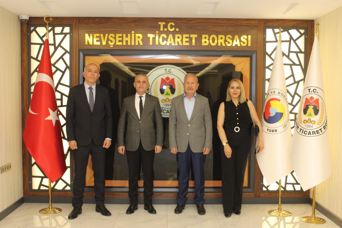 SGK Nevşehir İl Müdürü, Ticaret Borsası Başkanı'nı Ziyaret Etti
