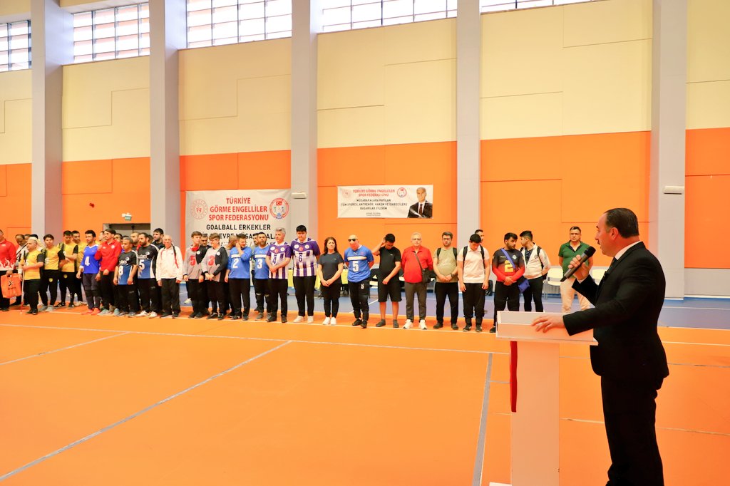 Aksaray'da Goalball 3. Lig Açılış Töreni Düzenlendi