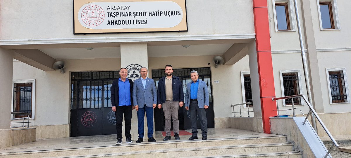Eğitim Bir-Sen Aksaray Şubesi, Taşpınar'daki Eğitim Kurumlarını Ziyaret Etti