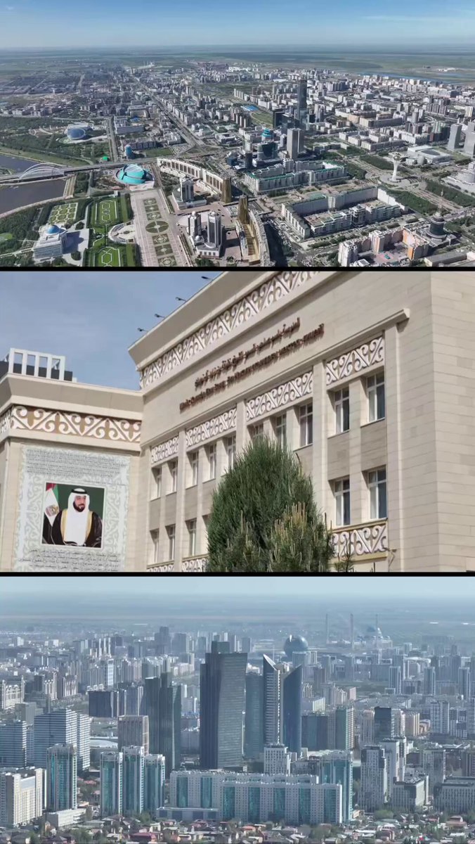Kazakistan ve Abu Dabi Veliaht Prensi, Astana'da Yeni Bir Lyceumu Ziyaret Etti