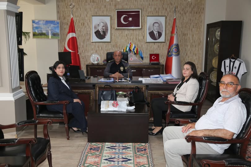 Aksaray Emniyet Müdürü, Büyükbölcek Mahalle Muhtarı ile Bir Araya Geldi