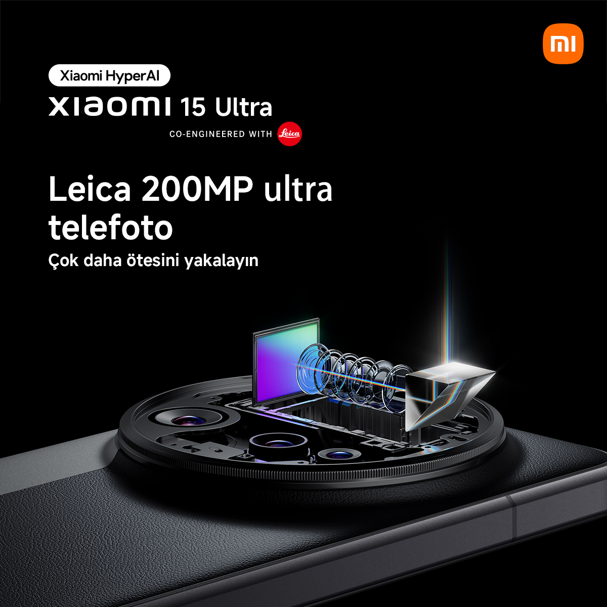 Xiaomi 15 Ultra'da Leica İşbirliğiyle Geliştirilen 200MP Telefoto Lens Dikkat Çekiyor