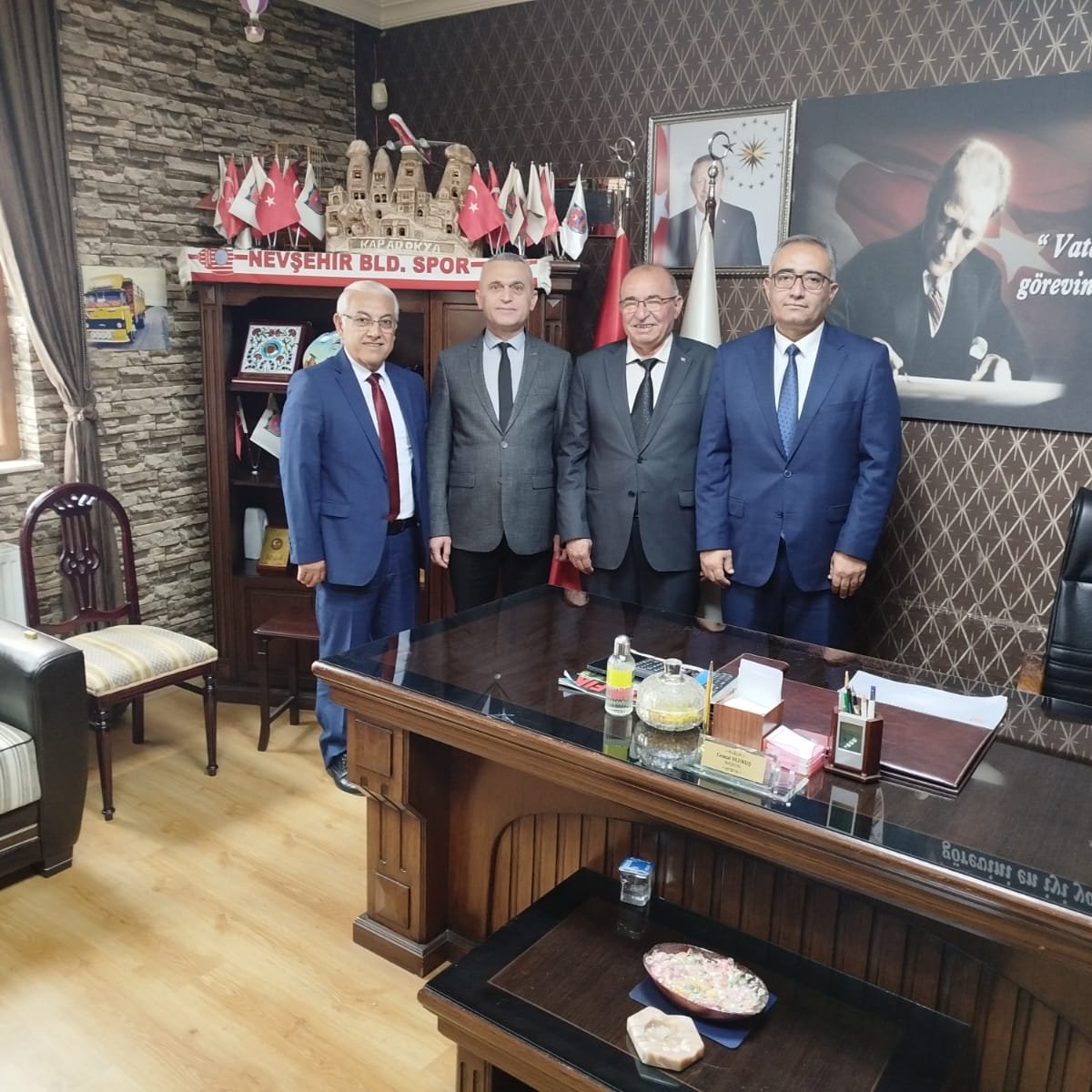 SGK İl Müdürü Ulukuş'u Ziyaret Etti, Sosyal Güvenlik Haftası Etkinlikleri Başladı