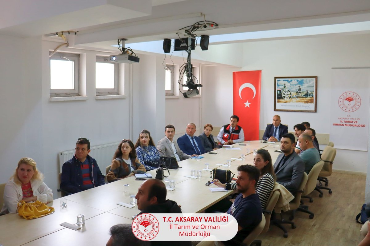 Aksaray'da Tarım ve Orman Müdürlüğü, Coğrafi Bilgi Sistemleri Toplantısı Düzenledi