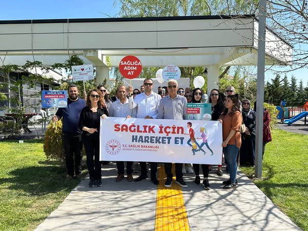 Aksaray'da 'Sağlık İçin Hareket Et' Yürüyüşü Düzenlendi