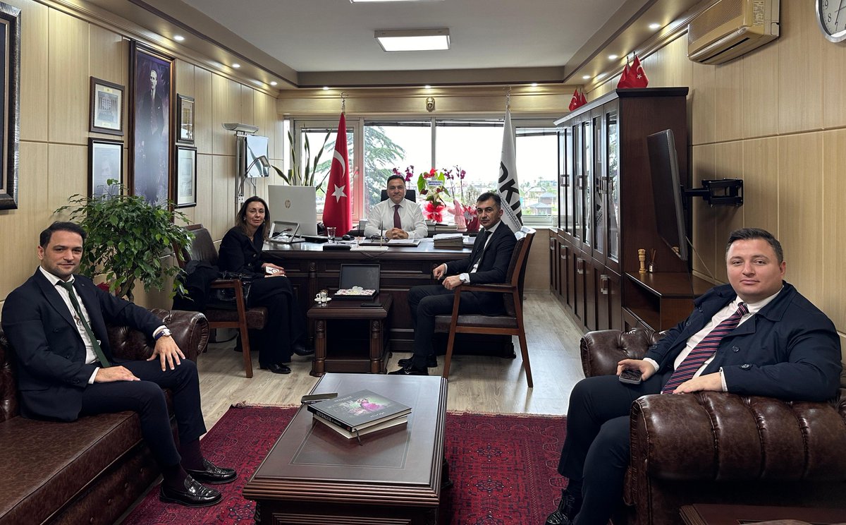 Şekerbank T.A.Ş. Heyeti, Doğu Karadeniz İhracatçıları Birliği'ni Ziyaret Etti