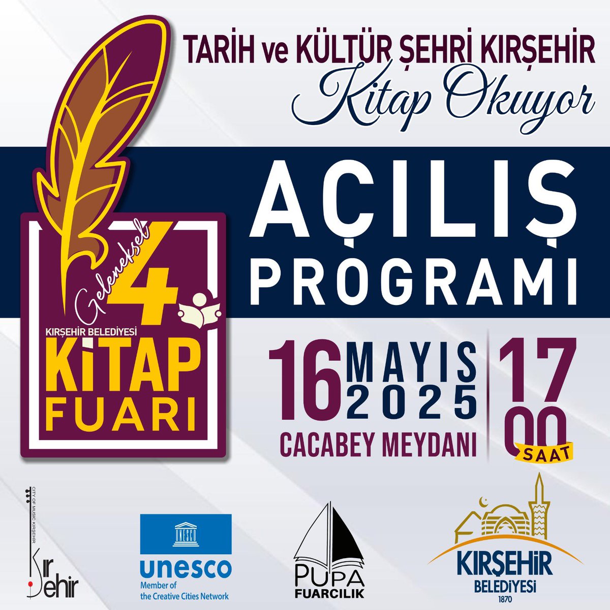 Kırşehir'de Kitap Fuarlarıyla Sanata Vurgu Devam Ediyor