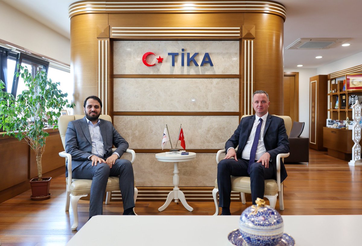 TİKA Başkanı, Yeryüzü Kalkınma Derneği Başkanı'nı Konuk Etti