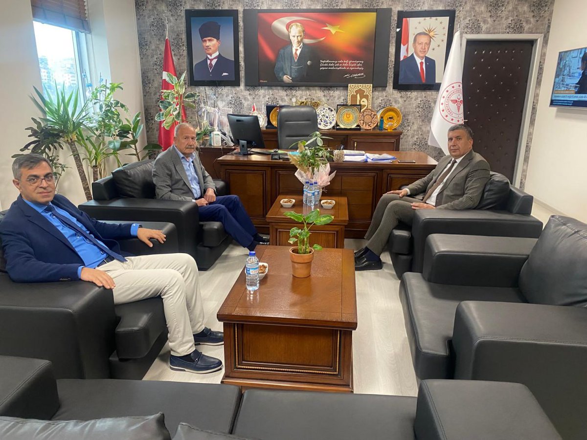 Borsa Başkanı Salaş, Nevşehir İl Sağlık Müdürü Tartar'ı Ziyaret Etti