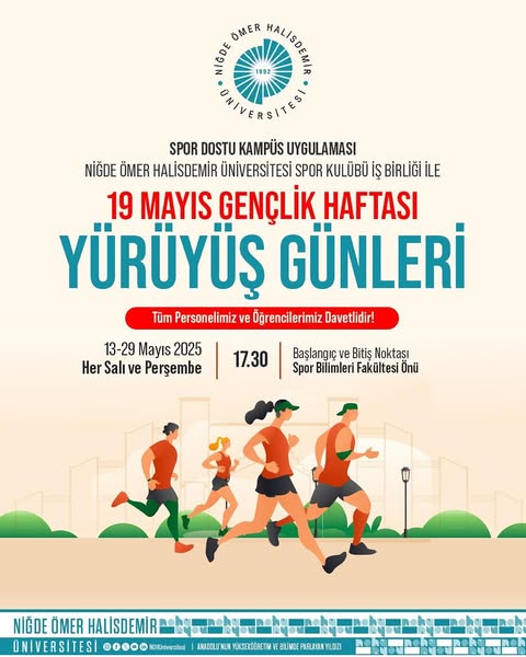 Niğde Ömer Halisdemir Üniversitesi'nde Gençlik Haftası Etkinlikleri Başladı