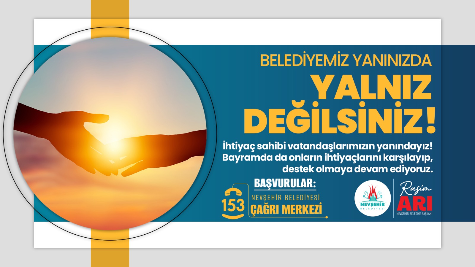Başkan Arı “Bu Şehirde Hiçbir Kardeşimiz Mahzun Olmasın”