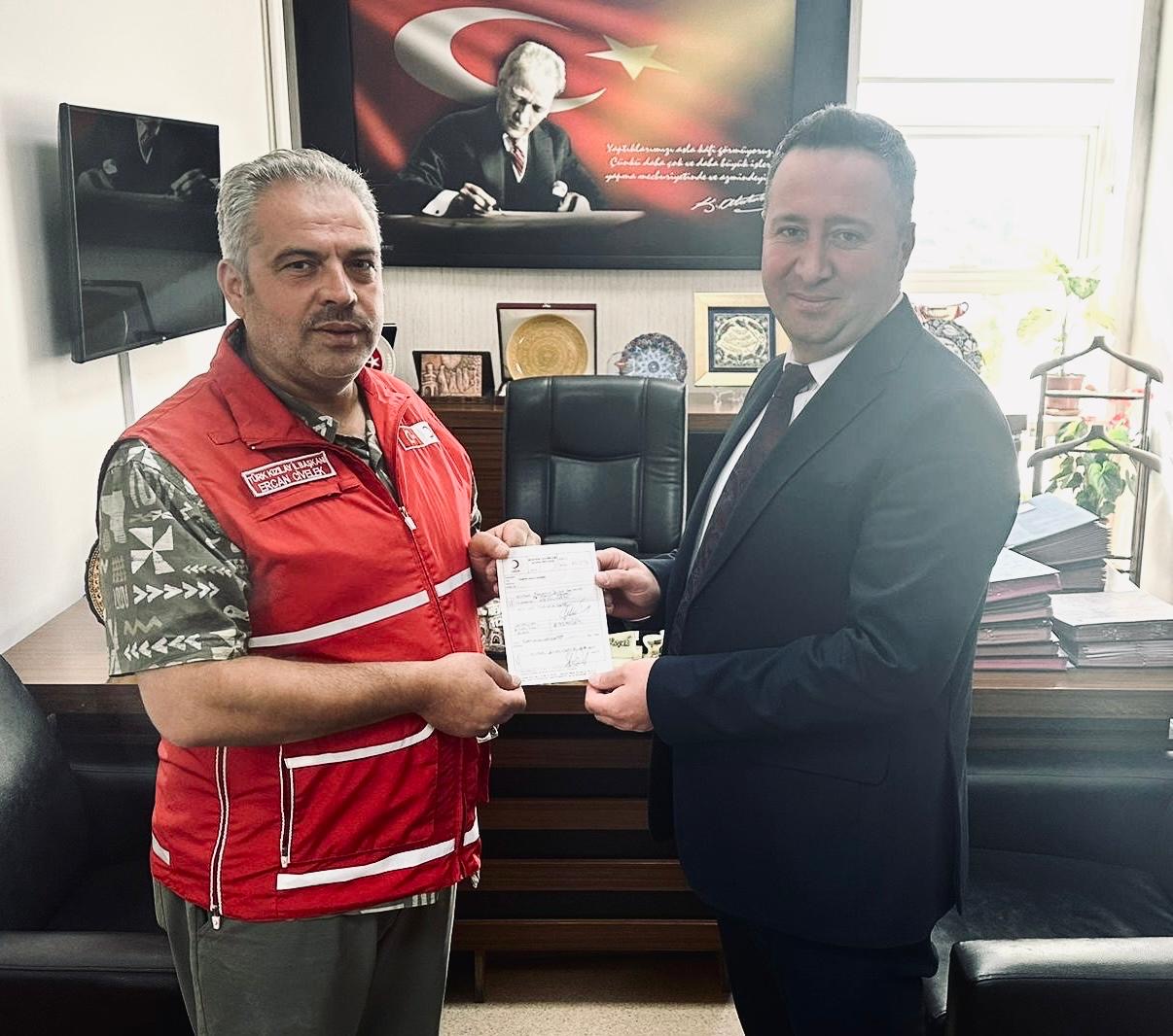 Nevşehir Devlet Hastanesinden Türk Kızılay'a Filistin Bağışı !