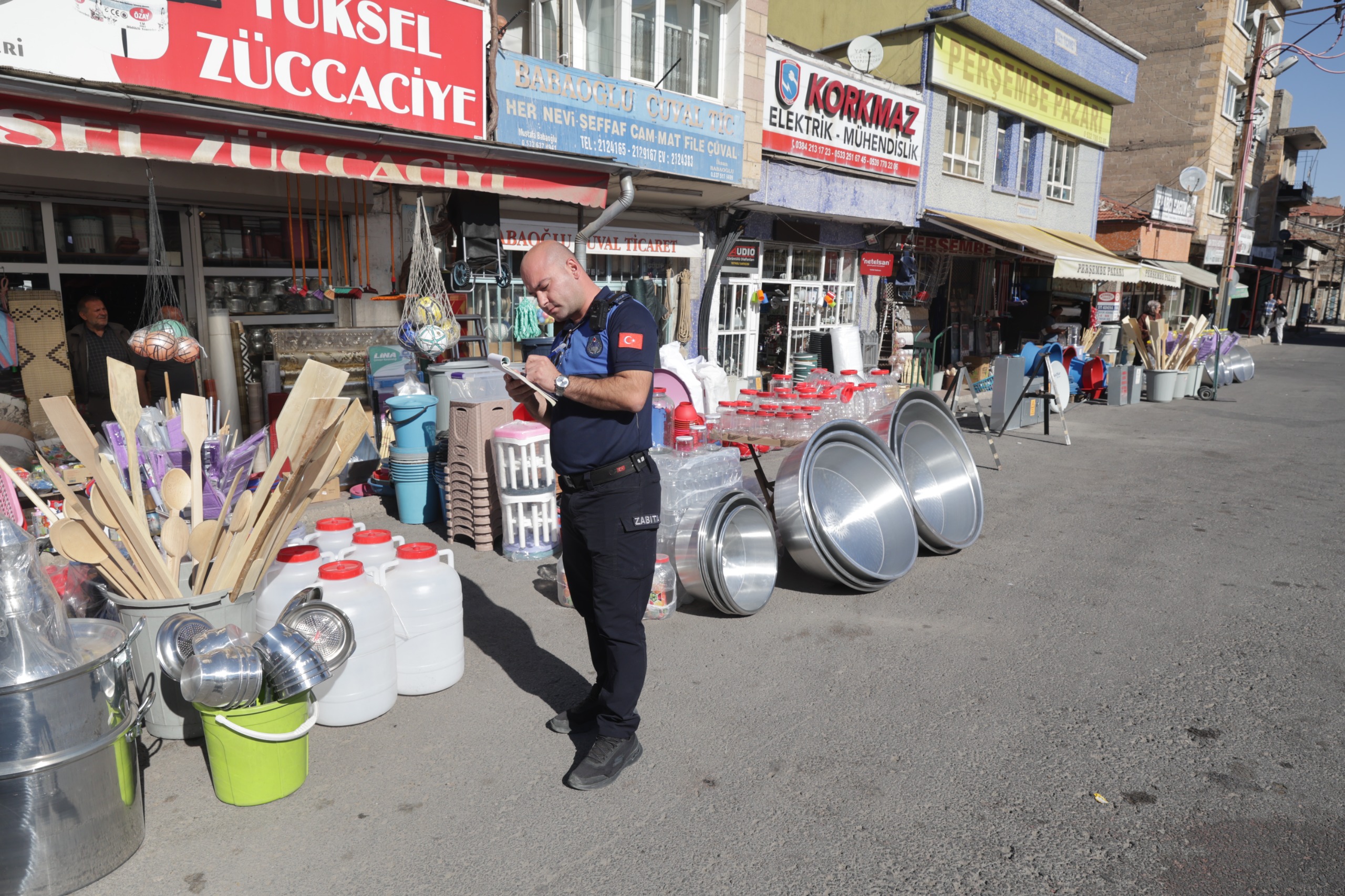 Nevşehir Zabıta Müdürlüğü’nden Kaldırım İşgali Denetimi