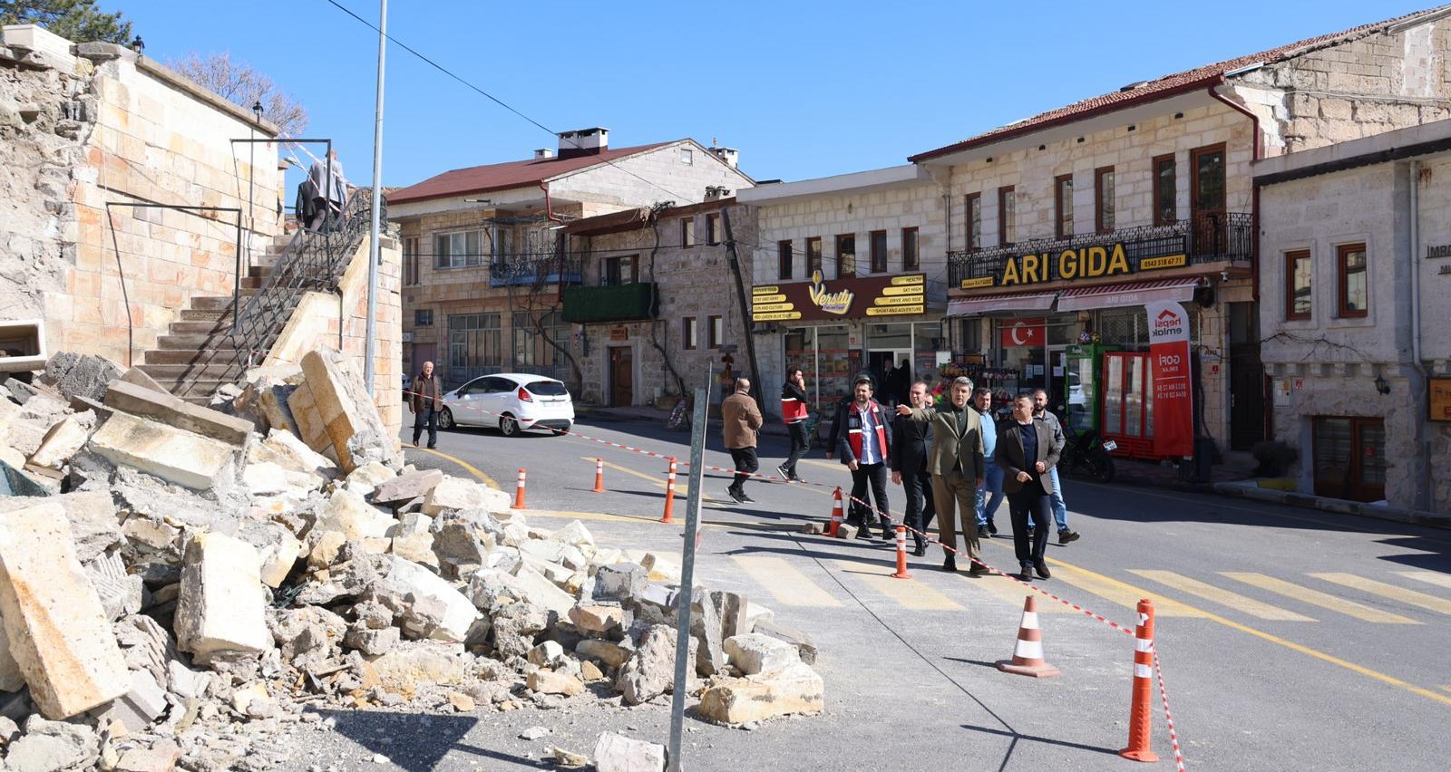 Kapadokya Alan Başkanı Aslanbay, Nar Camii Kebir’de incelemelerde bulundu