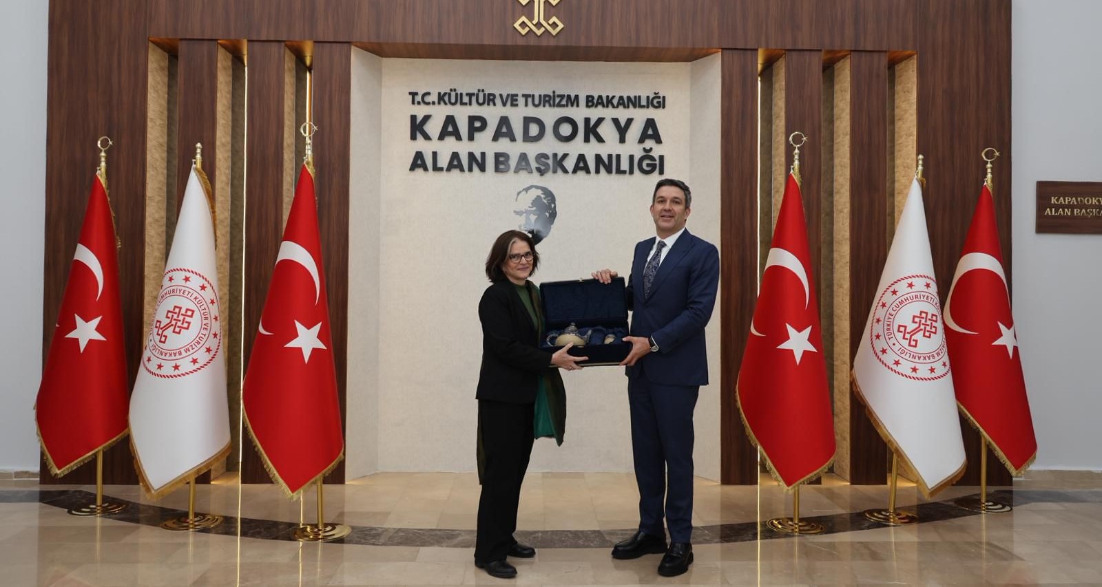 Brezilya’nın Ankara Büyükelçisi Gilda Motta Santos Neves, Kapadokya Alan Başkanlığı’nı ziyaret etti