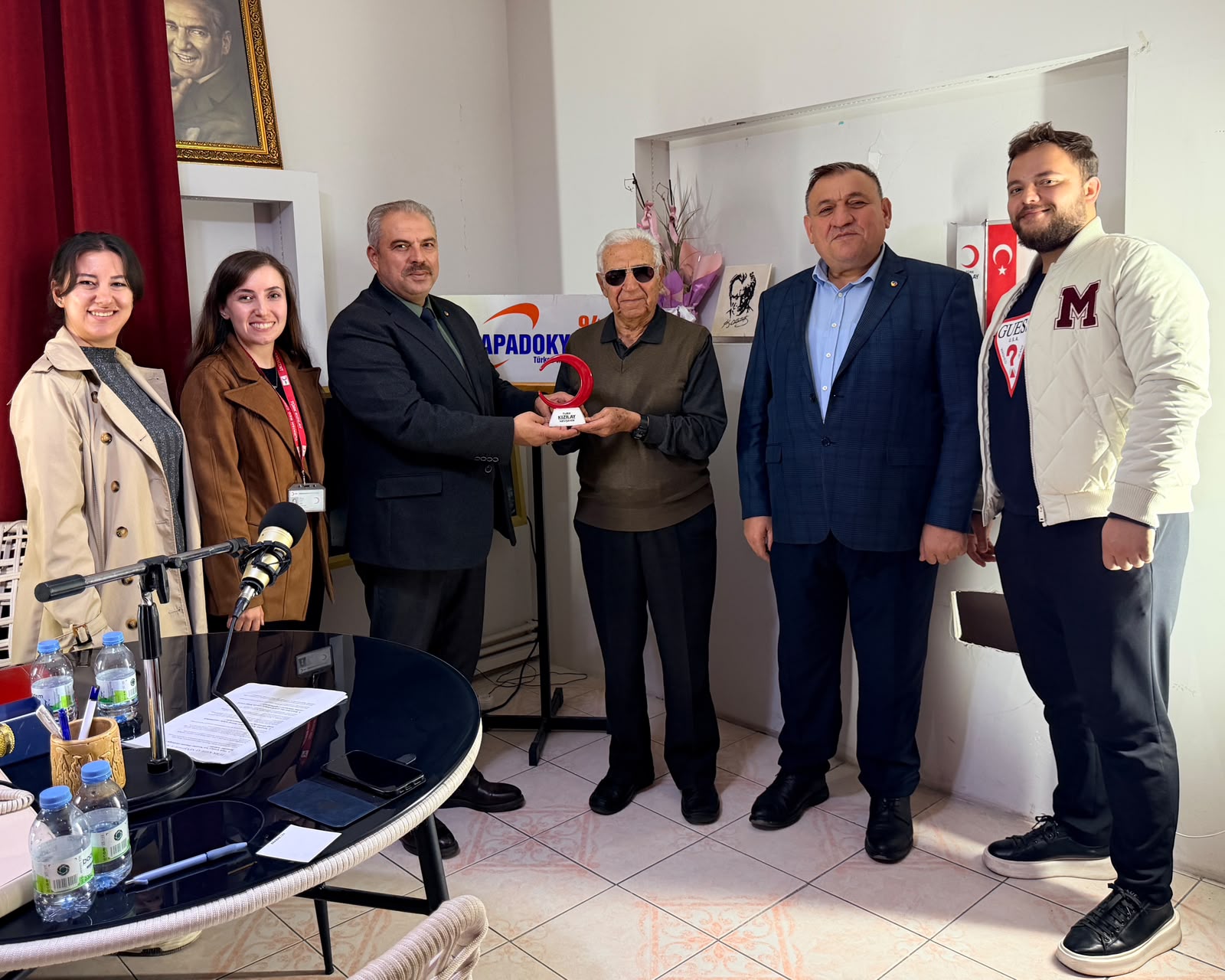 TÜRK KIZILAY NEVŞEHİR İL MERKEZİ KIZILAY HAFTASI KAPSAMINDA “GÖRMEYEN GÖZLER” PROGRAMINA CANLI KATILDI